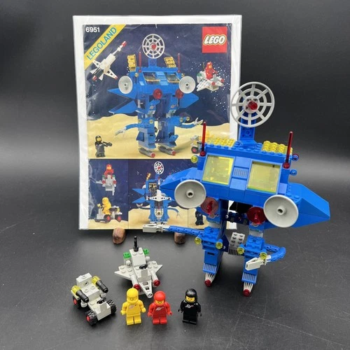 Vintage LEGO Space Set 6951 Robot Command Center w/Instructions 100% Complete