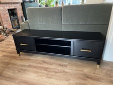Cosmo Living Westerleigh TV Stand for TVs up to 65" RPP £420 Black Gold