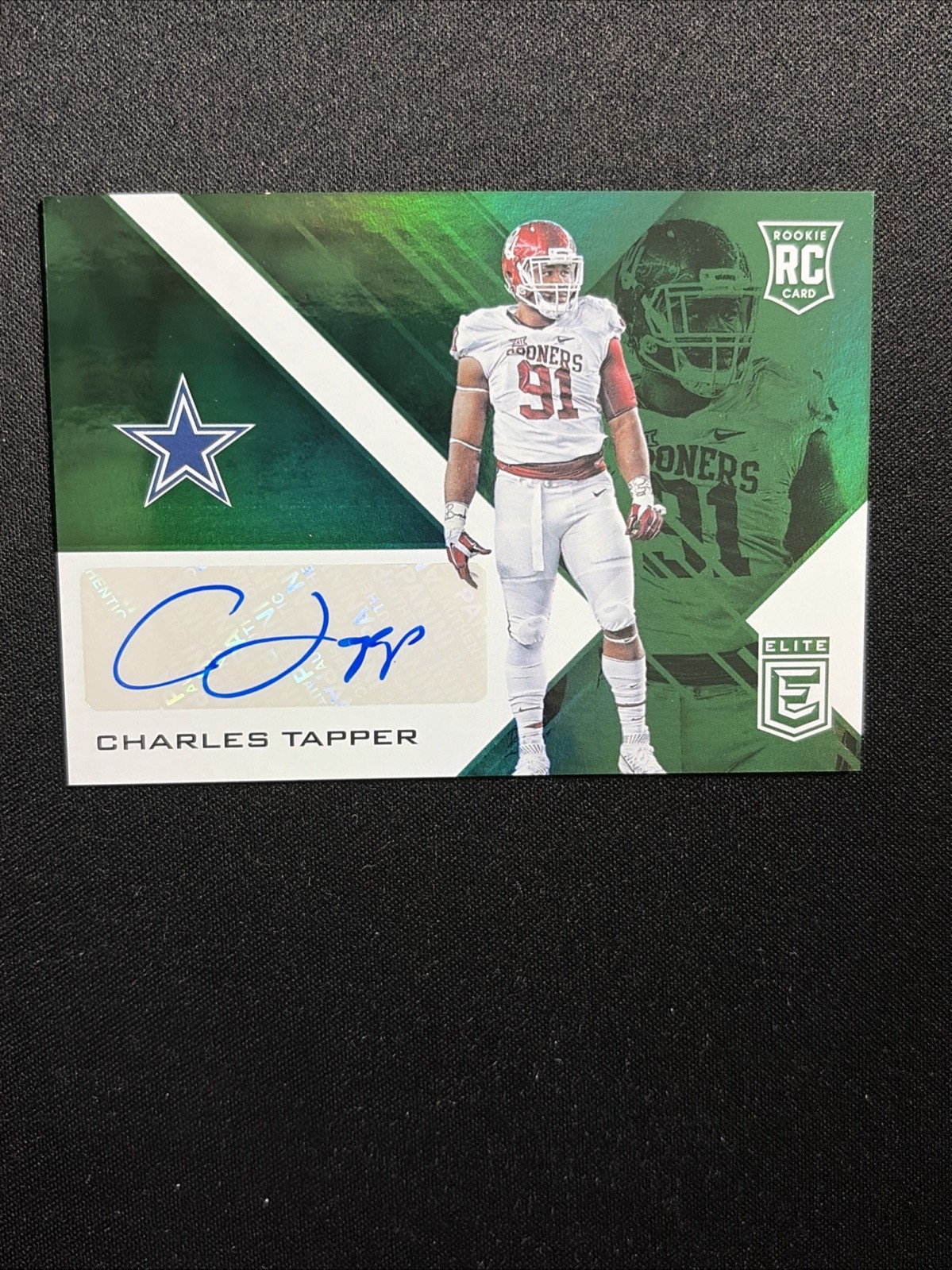 Charles Tapper Panini Donruss Elite Rookie Autograph #CT Base