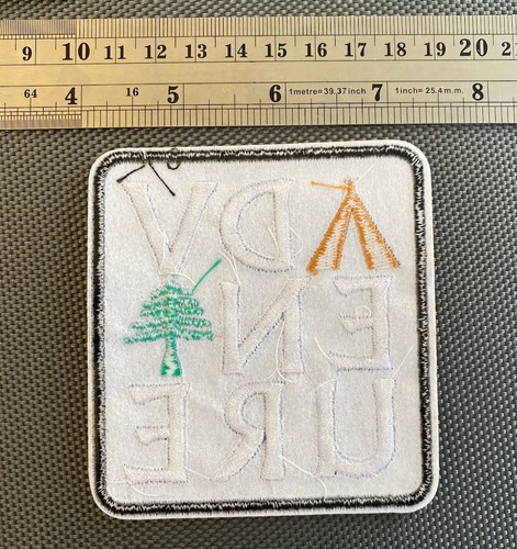 N7 Mass Effect Embroidered Iron On / Sew On Patch - View #3