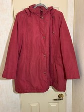 womens size XL burgundy coat BM