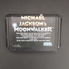 Michael jackson's Moonwalker w/o Box Manual Sega Mega Drive Japanese ver. 1990