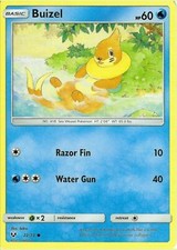 POKEMON CARD BUIZEL 22/73 NO 418 SEA WEASEL POKEMON TCG CCG