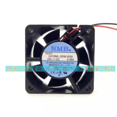 NMB 2410ML-05W-B30 6025 DC24V 0.08A 6cm Inverter Cooling Fan
