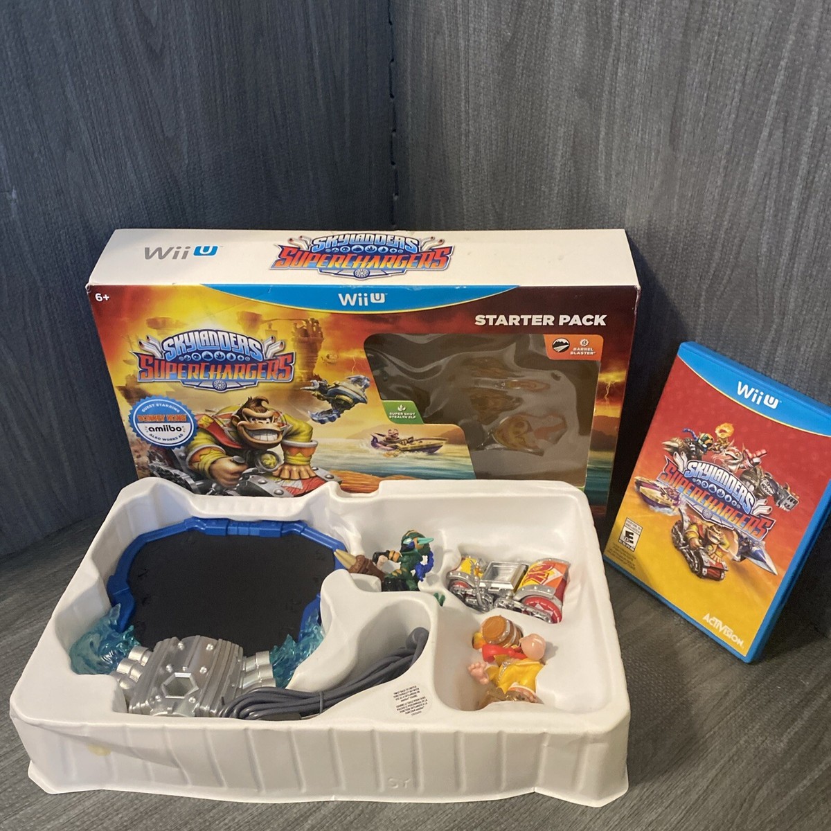 CIB Skylanders Superchargers Starter Pack Wii U 2015 Nintendo