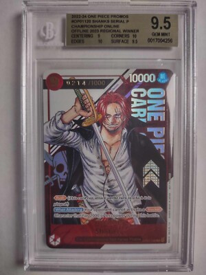 2023 ONE PIECE シャンクス #120 GEM MT One Piece PSA 10 Shanks #120 Official Event Prize Asia