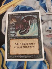 Dark Ritual MTG Unlimited Common Black Instant Slightly Played x1 GG66