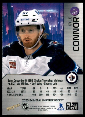 2023-24 UD SKYBOX METAL UNIVERSE HOCKEY BASE CARDS - Stars - Rookies - UPICK - Picture 180 of 396