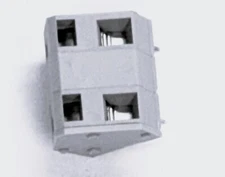 EBY ELECTRO 2 POSITION SCREWLESS TERMINAL BLOCK EB412-02-803 (PACK OF 50)