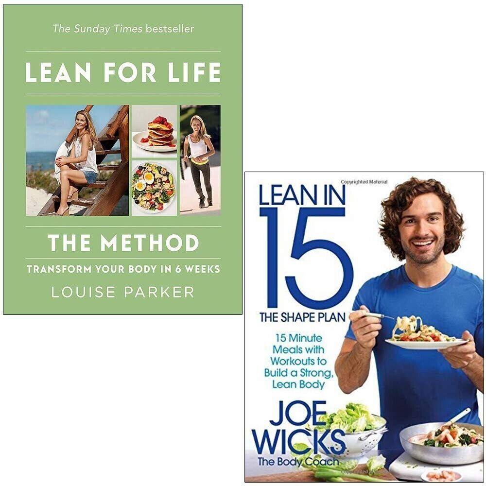 Louise Parker Method and Lean in 15 2 Books Collection Set