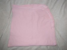GERBER SOLID PLAIN PINK BABY GIRL THERMAL BLANKET VINTAGE MADE IN USA