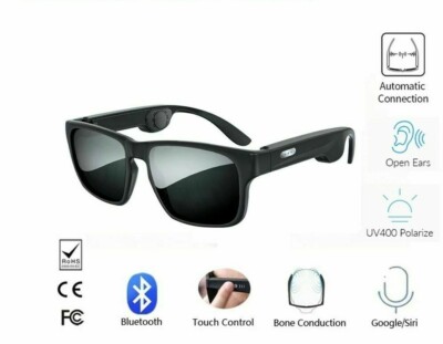 Wireless Bluetooth Smart Glasses Stereo Music Headset Driving Fishing  Sunglasses