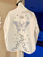 Taylor Swift White Denim Jacket Large