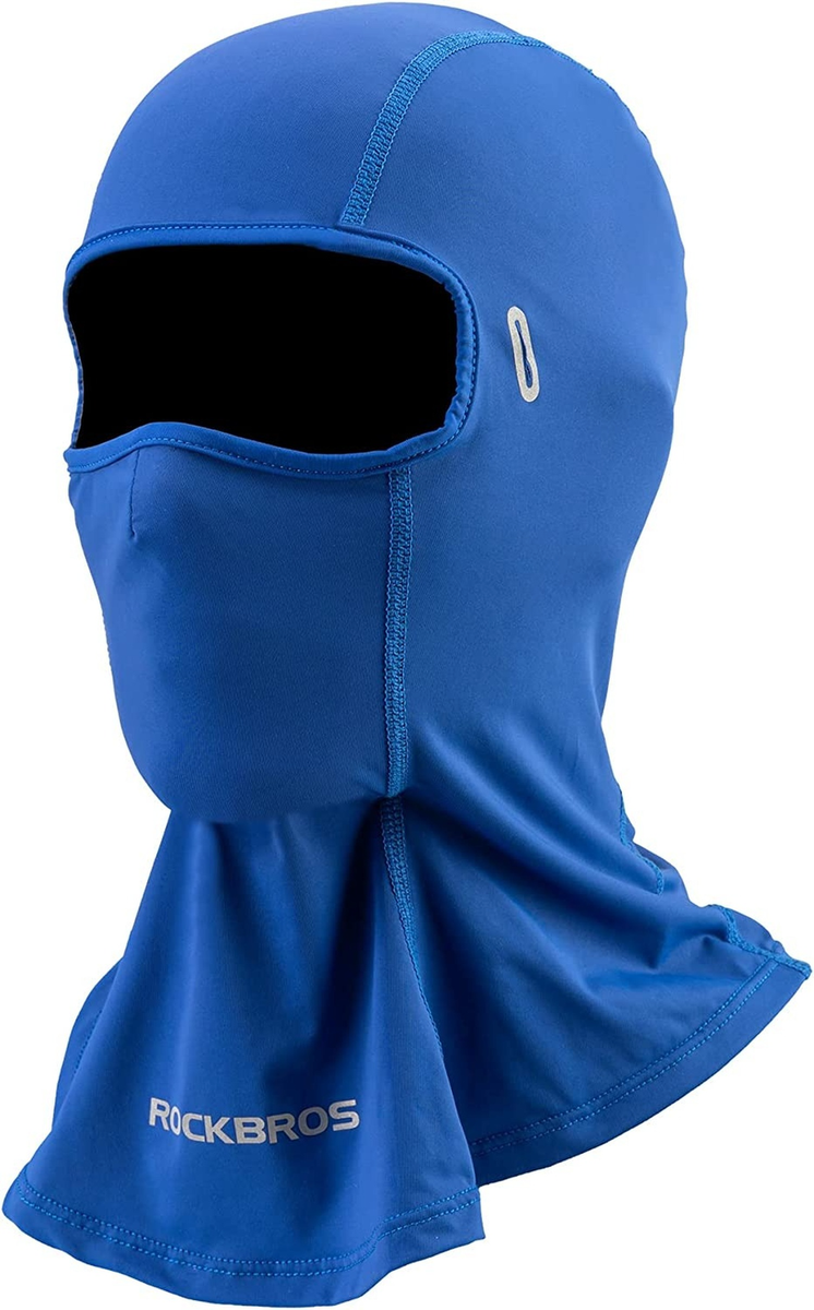 ROCKBROS Cooling Summer Anti-UV Full Face Mask Motorcycle Balaclava Cycling  Cap