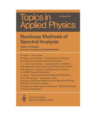 Nonlinear Methods of Spectral Analysis