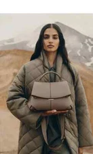 French Poeive 2025 new POLENE fashion design high-end crossbody pleated shoulder