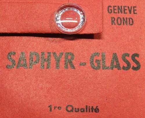 Verre De Montre Saphir (Saphyr-Glass) Diamètre 13.2mm Rond - Première Qualité
