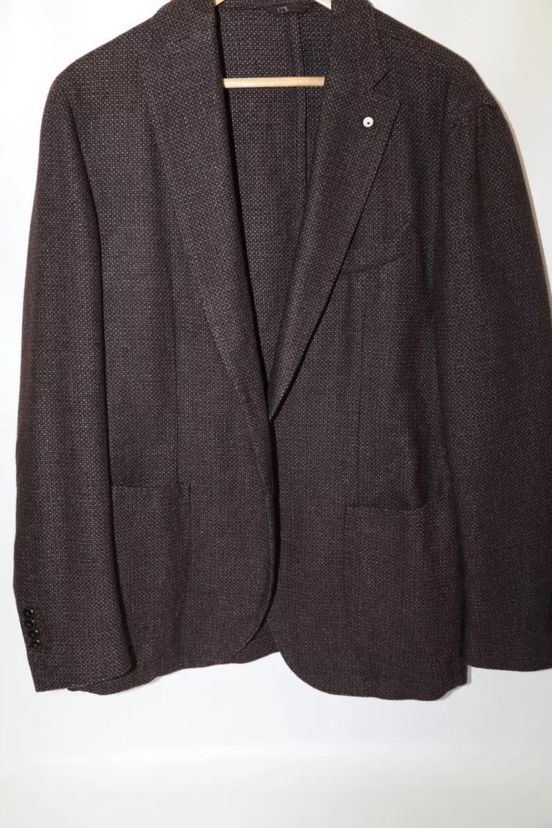 #390 LUBIAM L.B.M. 1911 Wool Blend Blazer Jacket Size 44 L