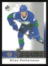 2020-21 SP Authentic Top Performers #TPEP Elias Pettersson