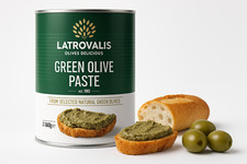Latrovalis, Gr&uuml;ne Olivenpaste 840 g &ndash; Olivenpaste aus Chalkidiki, Brotaufstrich