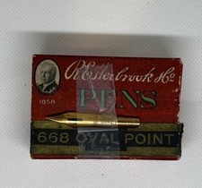 115 R. Esterbrook Gold Plated Nib OVAL POINT 668 #668 Dip Pen Nib Gold Plated