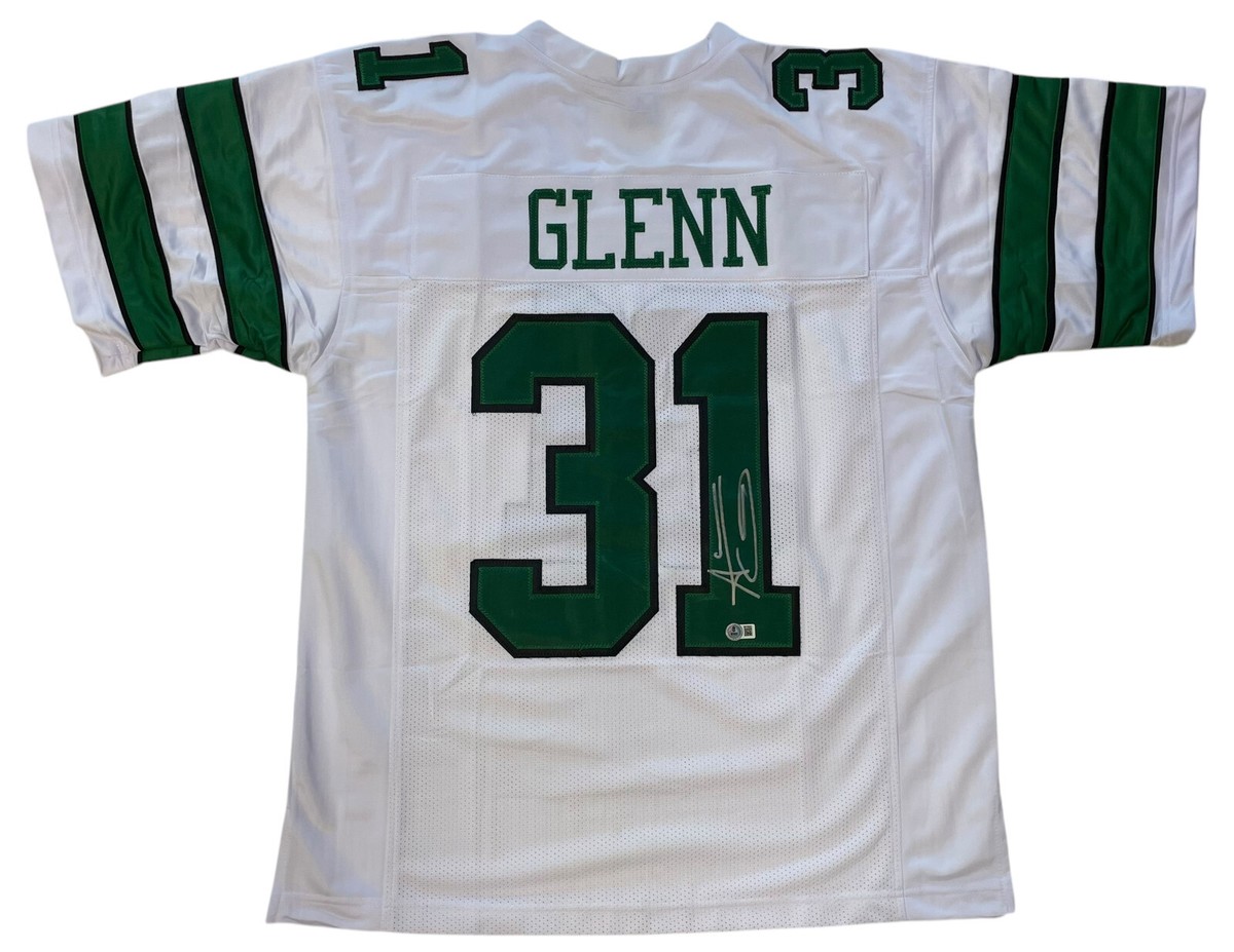 AARON GLENN Signed NEW YORK JETS Jersey BECKETT WITNESS COA XL | eBay