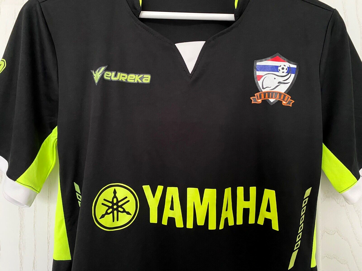 THAILAND NATIONAL TEAM YAMAHA BLACK FOOTBALL SHIRT JERSEY | eBay