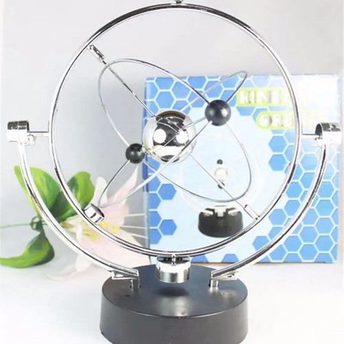 Newton Pendulum Ball Rotating Perpetual Physics Tumbler Craft Home Decor Gifts - Picture 8 of 9