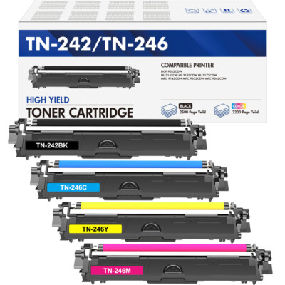 XXL Toner / Trommel Compatible with Brother TN-242 TN-246 DR-241CL DCP-9022-CDW