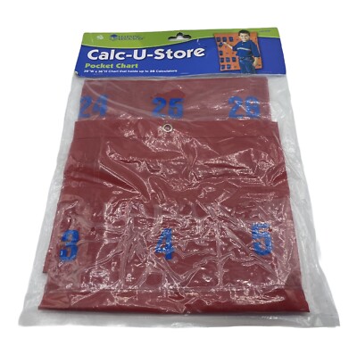 Learning Resources Place Value & Counting Pocket Chart With Calc-U Store Pocket 