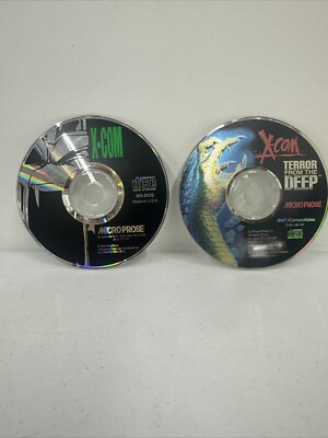 X-COM Terror From The Deep 2 PC Computer Games Micro Prose CD ROM Discs Only 