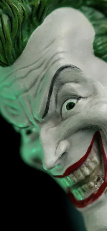 DC”THE JOKER”13,7 pulgadas Estatua de metal pintada a mano, musgo de águila fuera de Prod. ¡SELLADO! Foto 4 de 4