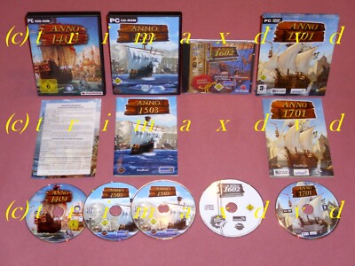 4x PC _ Anno 1404 & Anno 1503 & Anno 1602 & Anno 1701 _ Mehr Spiele im SHOP