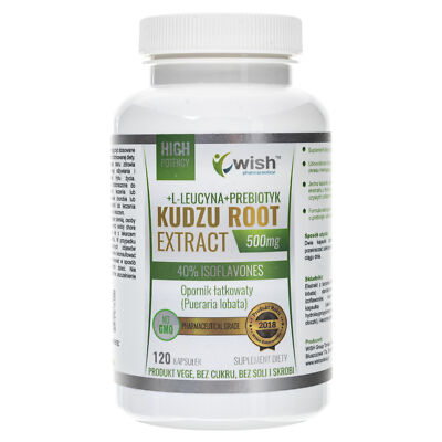 Wish Kudzu Wurzel-Extrakt 500 mg, 120 Kaps
