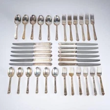 Christofle Aria 60-Pc. Silverplate Flatware Set Service for 12 Place Settings