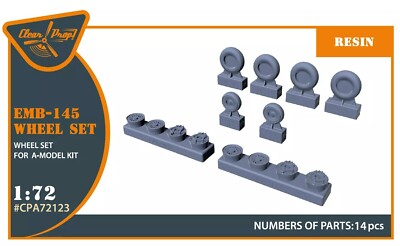 1/72 Clear Prop! CPA72123 EMB-145 wheel set for A-model kits