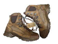 Haix Scout German Army Brown Leather GoreTex Vibram Sole Boots Size 8 UK #455