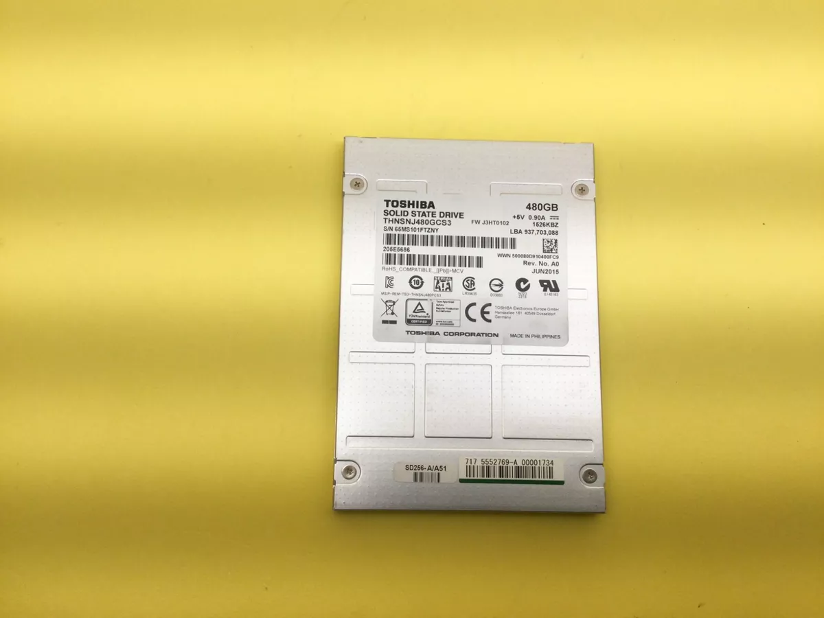 Toshiba 480GB SATA 6Gb s MLC 2.5
