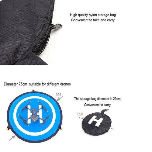 Landing Parking Apron 2-Sided Pad for DJI Mini 2 Mavic Pro Air 2 - Picture 4 of 10