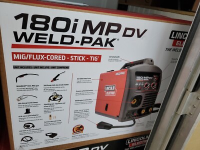 Lincoln WELD PAK 180i MP Multiprocess Portable Welder - K5257-1