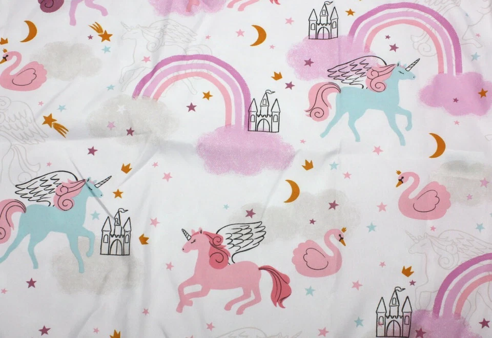 6 piezas - Edredón Isabella UNICORN PRINCESS + Falsa + Sábanas + Púrpura PEGASO - GEMELO Foto 4 de 4