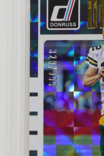 2016 Panini Donruss #11 Aaron Rodgers Dominator/999 ๐ฅ PSA 10 GEM MINT - Picture 4 of 7