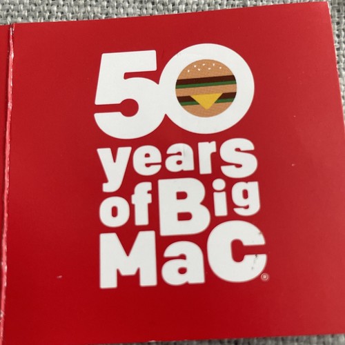 McDonalds Big Mac MacCoin 50° anniversario 1988-1998 NUOVO SIGILLATO in grassetto e astratto - Foto 3 di 4