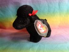 Vintage Ty Beanie Babies Gigi the Black Poodle Date Error 1997/1998 Retired 4191