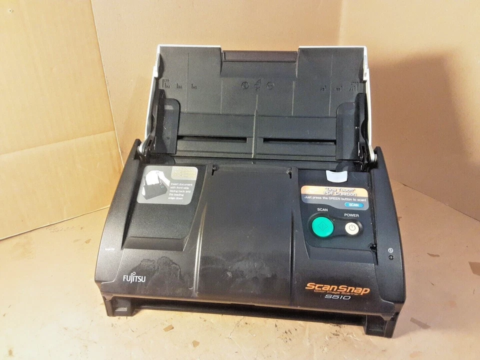 Fujitsu ScanSnap S510 Double-Sided Compact Scanner NO PSU, PARTS/REPAIR - Image 2 of 4