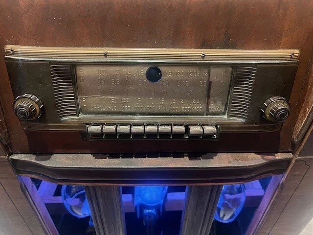 Barra de vino y secado Art Deco vintage/barra única personalizada de caoba reciclada Art Deco Foto 3 de 4