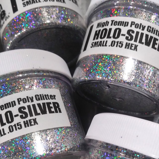 NEW 2 OZ. Jar HOLOSILVER HiTemp Glitter .015 Hex Fishing Lure Making