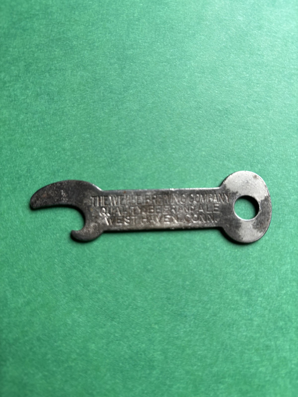 RARE VINTAGE 1930s WEHLE BREWING ALE & BEER BOTTLE OPENER WEST HAVEN CONNECTICUT