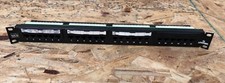 Leviton Cat 5e Flat Universal Patch Panel 24-Port, Cable Management bar included