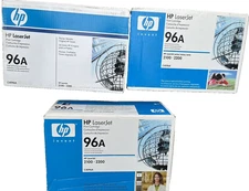 3 Pk - Genuine HP 96A Toner Cartridge C4096A HP Laser Jet 2100/2200 - New Sealed
